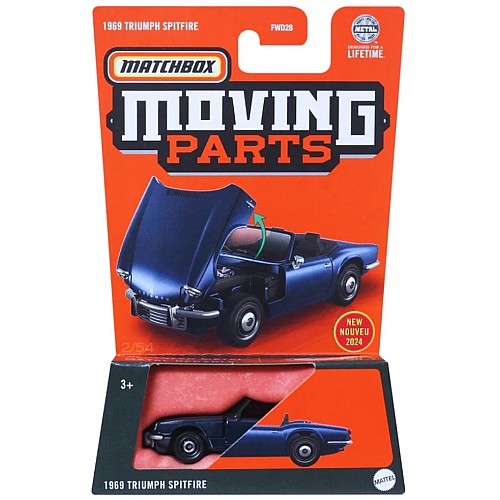 Matchbox Moving Parts 1969 Triumph Spitfire (hvm88)
