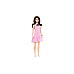 Barbie Fashionistas #224 Brown Hair With Pink Plaid Dress Doll (hrh21)