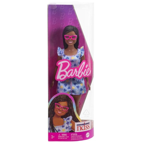 Barbie Fashionistas #229 Ndss Down Syndrome Dark Skin Doll (hyk14)