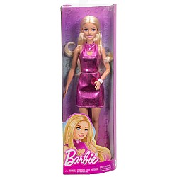 Barbie Fashionistas #230 Blonde Hair With Pink Metallic Dress Doll (hyt88)