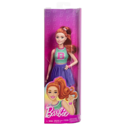 Barbie Fashionistas #232 Ginger Hair With Freckles Doll (hyt90)
