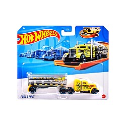 Hot Wheels Track Fleet Fuel Fire Truck (hyt59)