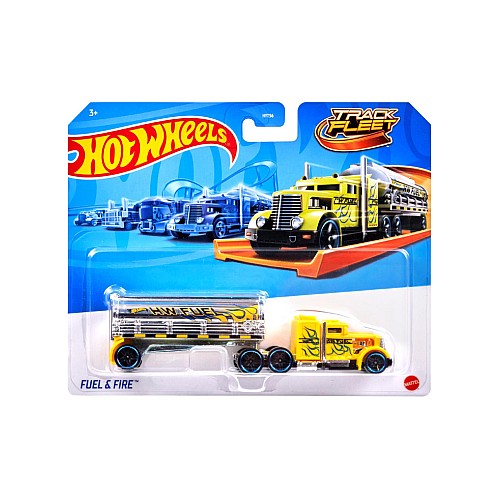 Hot Wheels Track Fleet Fuel Fire Truck (hyt59)