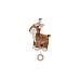 Little Dutch Music Box Deer Fairy Garden (ld9006)