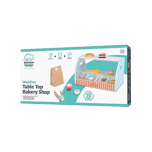 Small Wood Table Top Bakery Shop (l40298)