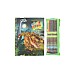 Dino World Colouring Book With Coloured Pencils (412746)