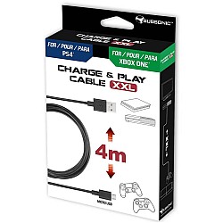 Subsonic Charge & Play Cable Xxl Usb/micro-usb 4m
