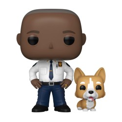 Funko Pop Television Brooklyn Nine-nine Captaint Ray Holt With Cheddar #1626 10cm