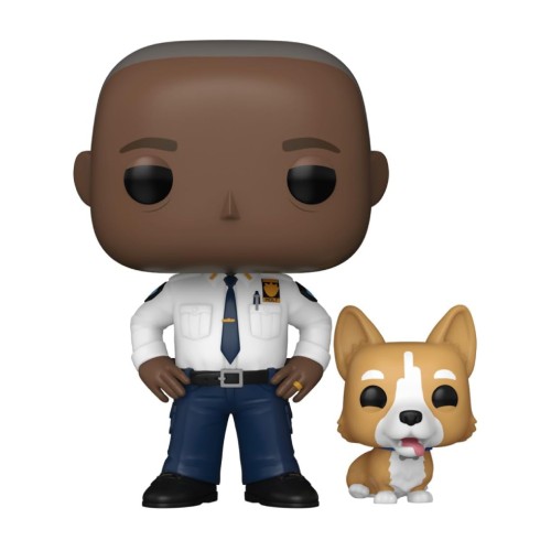 Funko Pop Television Brooklyn Nine-nine Captaint Ray Holt With Cheddar #1626 10cm