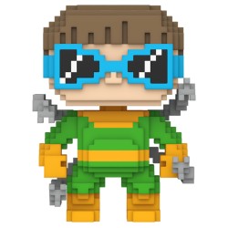 Funko Pop 8-bit Marvel Spider-man Doctor Octopus (special Edition) #1389 Bobble-head 9cm