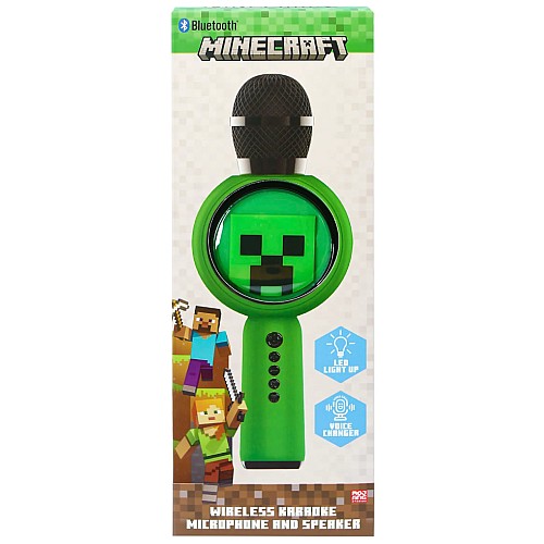 Otl New Minecraft Creeper Karaoke Microphone & Speaker