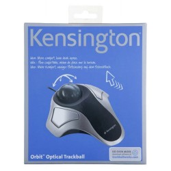 Mouse Kensington Trackball Orbit Optical Wired, Silver/black