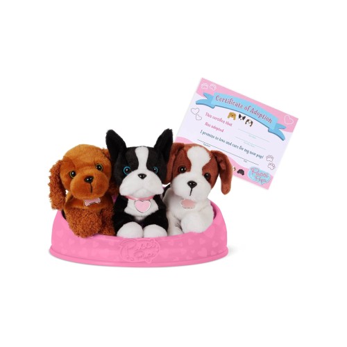 Pucci Pups Adopt-a-pup, Pink Basket (708383)
