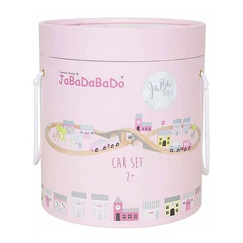 Jabadabado Car Set Pink (ja-w7140)