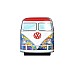 Eurographics Puzzle Wave Hopper In Vw Bus Tin Box 550 Piece