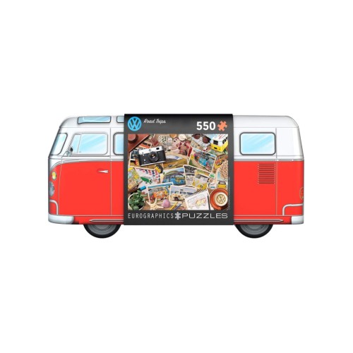 Eurographics Puzzle Road Trip In Vw Bus Tinbox 550 Pieces