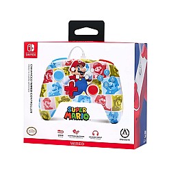 Powera Enhanced Wired Controller Mario Hero Reel