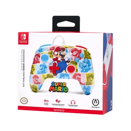 Powera Enhanced Wired Controller Mario Hero Reel