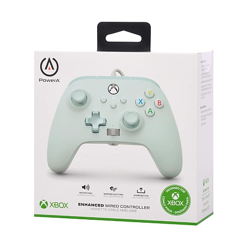 Powera Enhanced Wired Controller Cotton Candy Blue