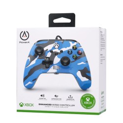 Powera Enh Wired Controller Blue Camo