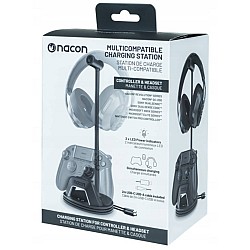 Nacon Charging Station For Headset And Controller Black