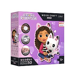 Trefl Puzzle Wooden Shaped Junior Gabby (50 Pieces) (tfl20202)