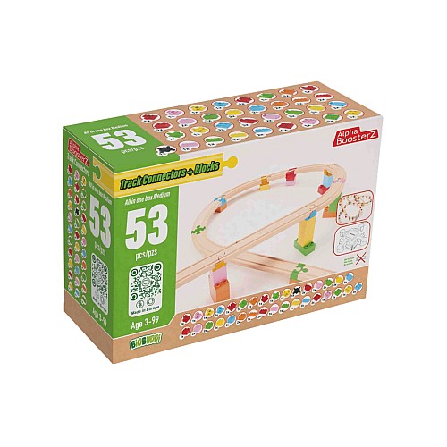 Alpha Boosterz Track Connectors All In One Block Box Medium (210-20240409)