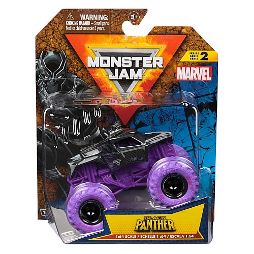 Monster Jam 1:64 Marvel Single-black Panther V2 (6071944)
