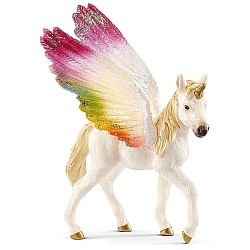Schleich Winged Rainbow Unicorn, Foal (70577)