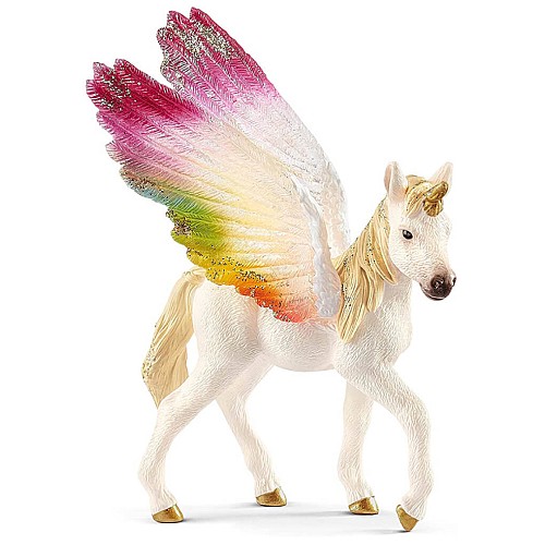 Schleich Winged Rainbow Unicorn, Foal (70577)