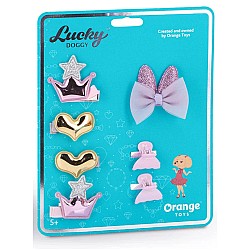 Lucky Doggy Hair Accessories Hearts And Crown (ot-lda5012)