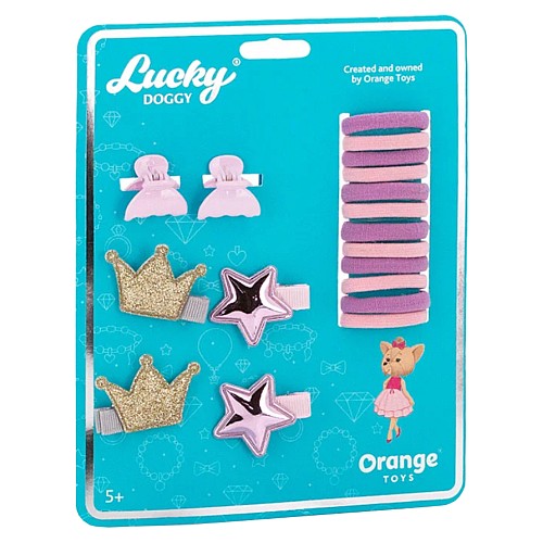 Lucky Doggy Stars And Crown Hair Accessories (ot-lda5010)