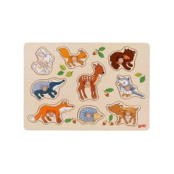 Goki Forest Animals, Lift-out Puzzle (57387)
