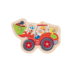 Goki Lift-out Puzzle, Wheel Loader (57345)