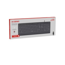 Speedlink Hi-genic Antibacterial Keyboard Black Nordic Layout