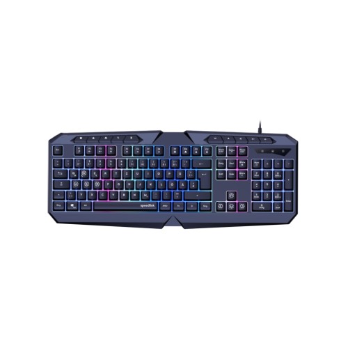 Speedlink Ludicium Rgb Rainbow Gaming Keyboard Black Us Layout