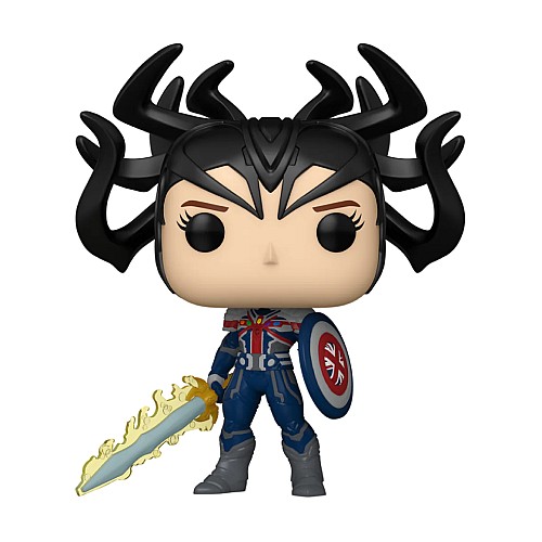 Funko Pop Marvel What If...? -infinity Captain Carter #1464 Bobble-head 9cm