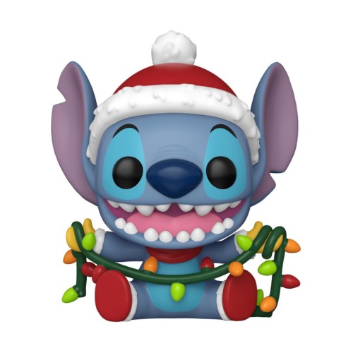 Funko Pop Disney Lilo Stitch Holiday Stitch With Lights #1504 9cm