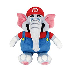 Super Mario Wonder Mario Elephant Plush 27cm