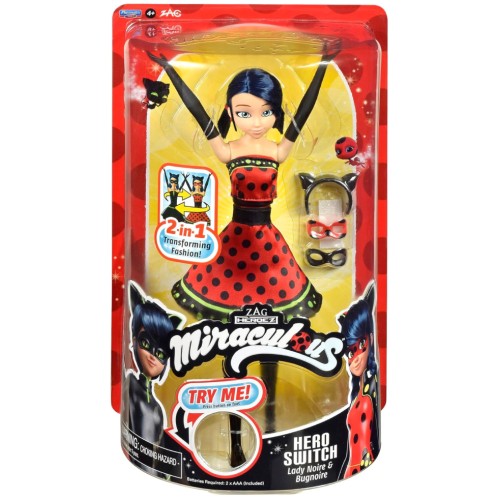 Miraculous Fashion Hero Switch Doll 26cm (60-50414)