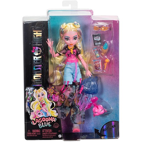 Monster High Core Doll With Pet Lagoona (hxh75)