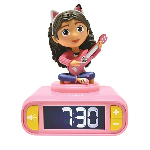 Gabby's Dollhouse Alarm Clock With Night Light And Sounds (80114)