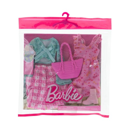 Barbie Fashion 2-pack Fashion And Accessory Pack With Cottage Core Theme (hrh43)