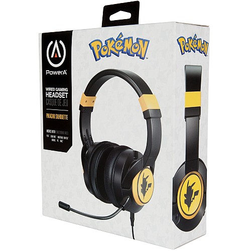 Powera Pokemon Wired Headset Pikachu Silouette