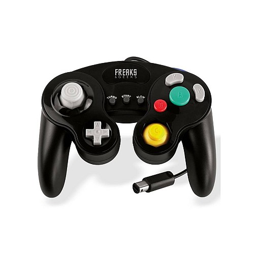 Wii/gc Black Controller Turbo And Slow Motion