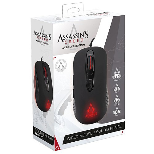 Assassin's Creed Gaming Mouse 3600 Dpi Led-black