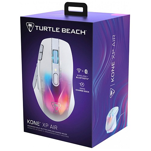 Turtle Beach Kone Xp Air Wireless Mouse & Charging Dock White