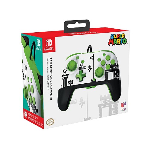 Pdp Rematch Wired Controller Super Mario Retro