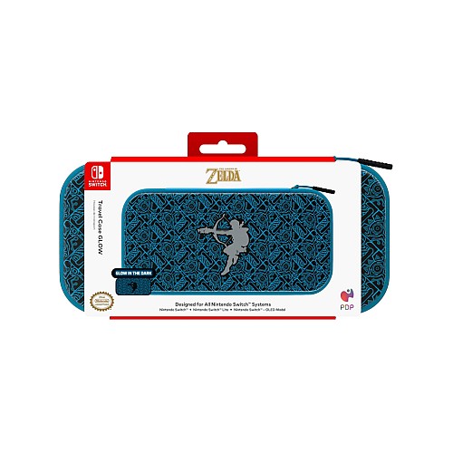 Pdp Deluxe Travel Glow Case Zelda Link