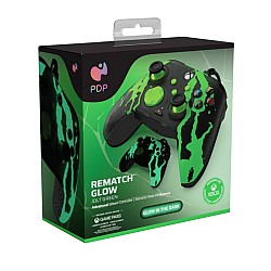 Pdp Rematch Wired Controller Glow Jolt Green